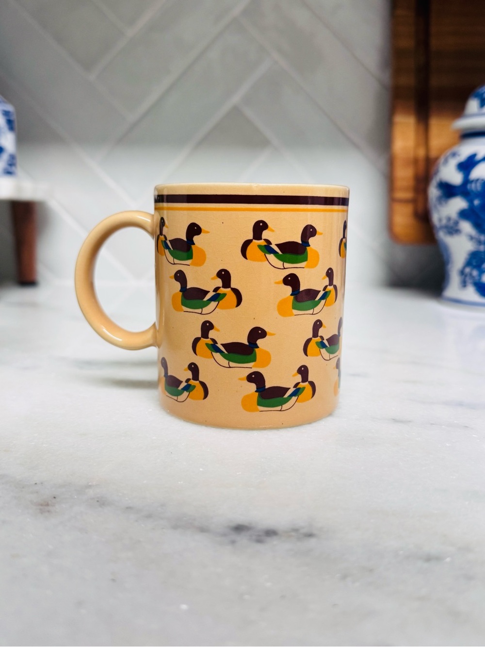Vintage Duck Mug. Made in Japan